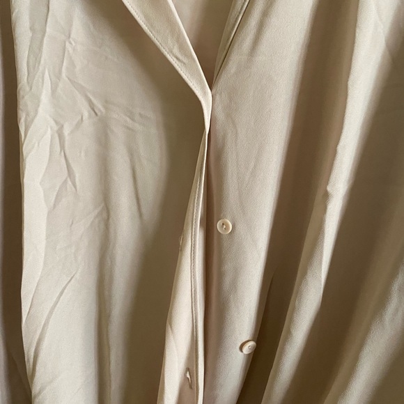 NWOT Chelsea28 Cross Front Blouse - Tan Memoir - L - Picture 6 of 7